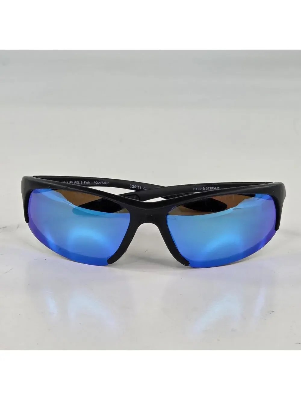 Field & Stream Cobia Matte Black wrap-around sunglasses EG0113 Field Stream